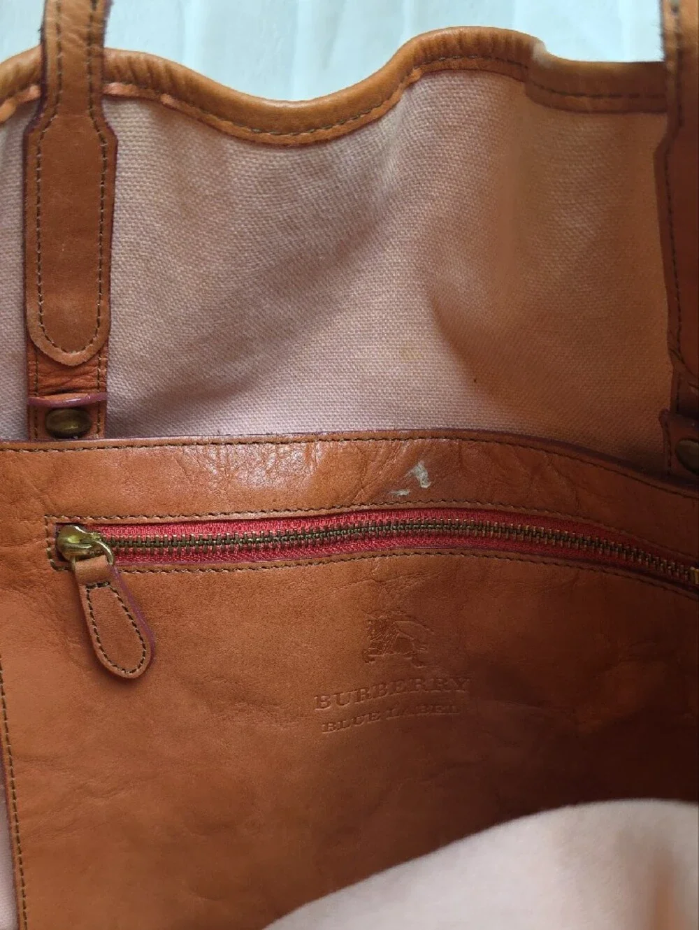 Burberry canvas tote